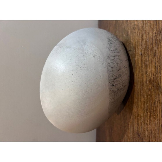 Image 1 of Weiße und blaue Keramikvase, 1980