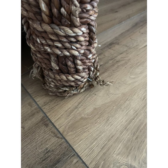 Image 1 of Vintage-Essgarnitur aus geflochtenem Seil und Rattan