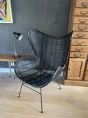 HK Living Rattan-Ei-Stuhl