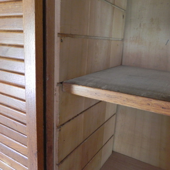 Image 1 of Rollladenschrank aus Eiche mit 2 Rollläden, 181 cm hoch
