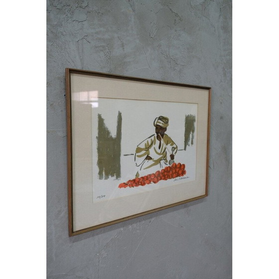 Image 1 of Moderne Lithographie von Lars Norrman, Schweden 1970