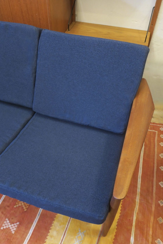 Image 1 of France Und Sohn Fd 164 3-Sitzer Teakholz Sofa