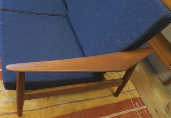 Image 1 of France Und Sohn Fd 164 3-Sitzer Teakholz Sofa