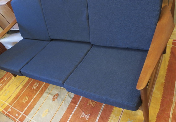 Image 1 of France Und Sohn Fd 164 3-Sitzer Teakholz Sofa