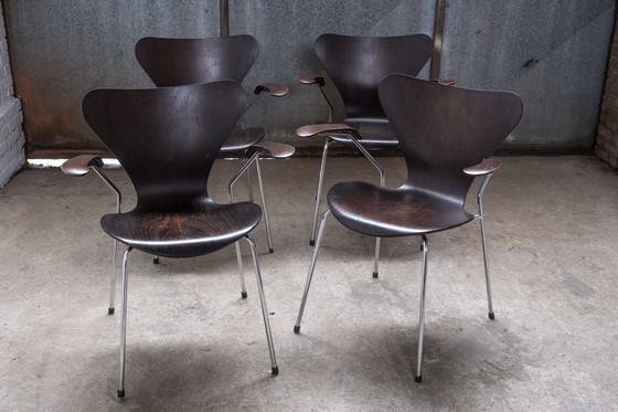 Image 1 of 2x Arne Jacobsen Schmetterlingsstuhl