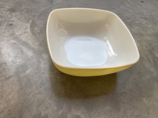 Pyrex Auflaufform hellgelb