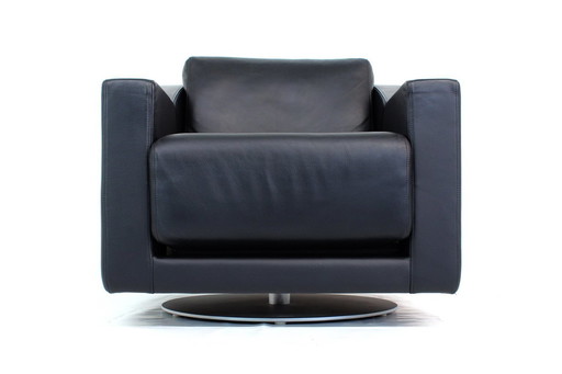 As New! Rolf Benz 350 Lounge Chair / Sessel with Premium Leather, Orig. Price 2900,- Euro