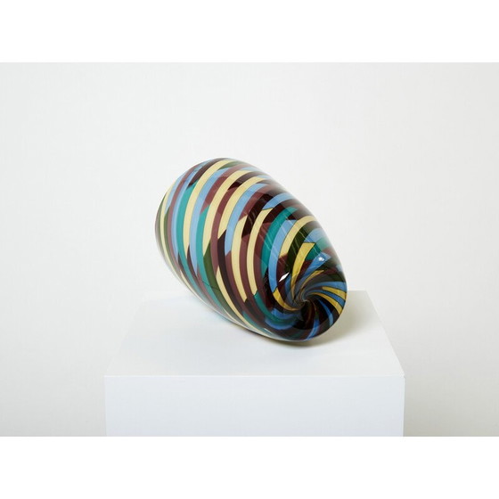 Image 1 of Vintage-Vase "Klee" von Laura de Santillana für Venini, 1984er Jahre