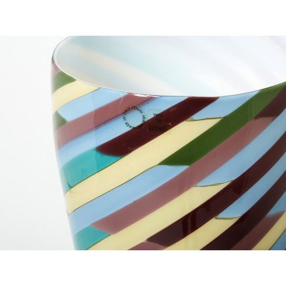 Image 1 of Vintage-Vase "Klee" von Laura de Santillana für Venini, 1984er Jahre