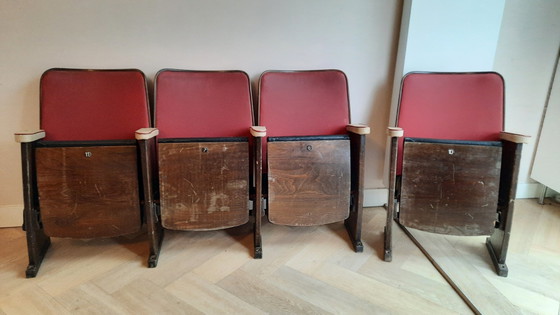Image 1 of 4x Vintage-Kinosessel