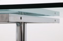 Gavina Knoll Glas-Esstisch mit Stühlen