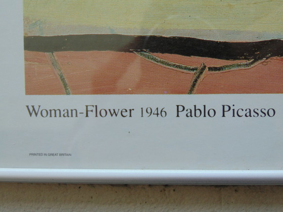 Image 1 of Picasso - Plakat Frau-Blume 1946