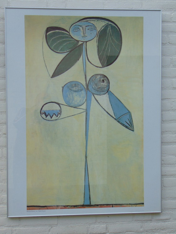 Image 1 of Picasso - Plakat Frau-Blume 1946