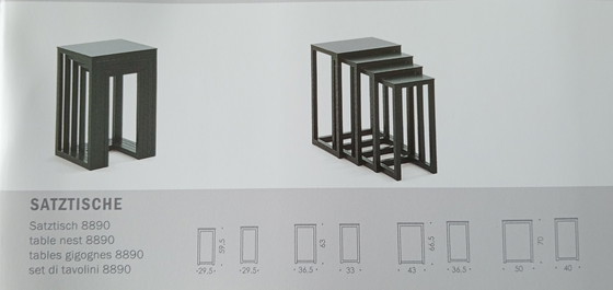 Image 1 of Josef Hoffmann Beistelltische Statztische 8890