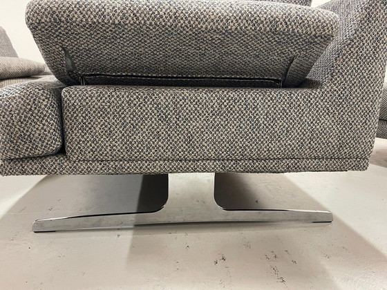 Image 1 of  Sofa-Set aus grauem Stoff