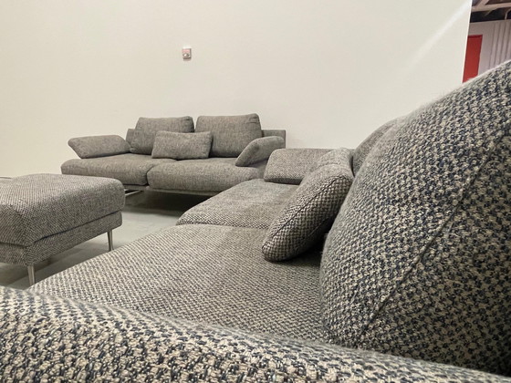 Image 1 of  Sofa-Set aus grauem Stoff