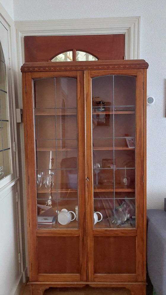 Image 1 of Schmales Bücherregal aus Buntglas