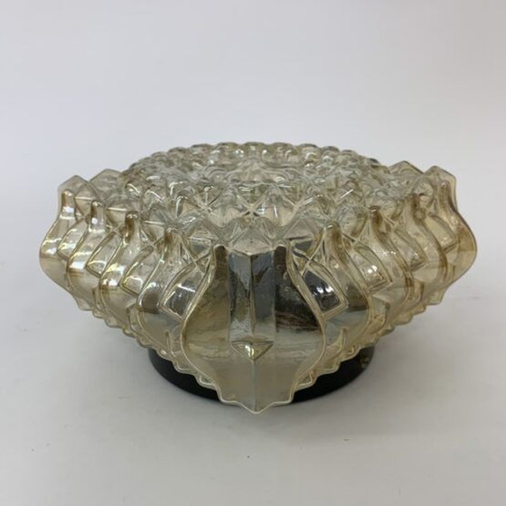 Image 1 of Decken-/Wandleuchte aus Glas, Mid-Century Design, 1970er Jahre