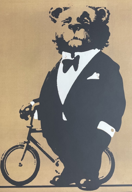 Image 1 of Poster entworfen von W. Swiezy, Zirkus 1974, Poster Nr. 03, offizielle limitierte Auflage C.500 Gedruckt 2020