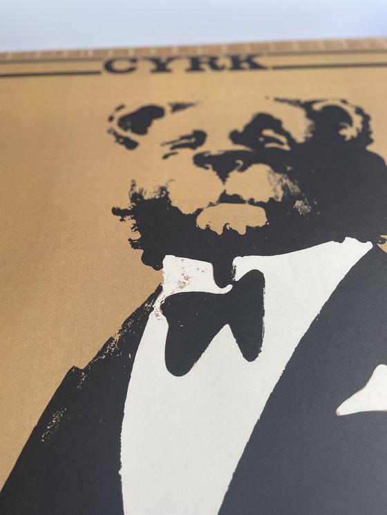 Image 1 of Poster entworfen von W. Swiezy, Zirkus 1974, Poster Nr. 03, offizielle limitierte Auflage C.500 Gedruckt 2020