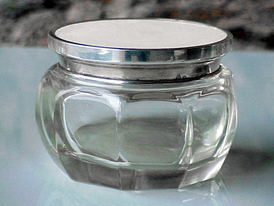 Image 1 of Seguso Italien Design Elegantes Waschtisch-Set Décò Jahre '30 in Glas