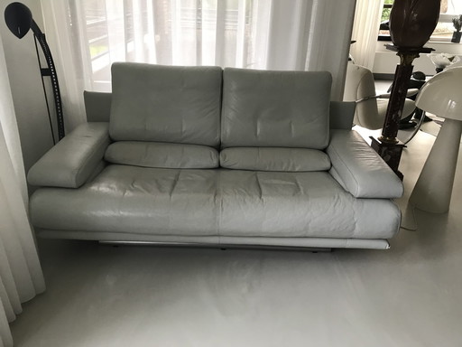 Rolf Benz Leder 2-Sitzer Sofa