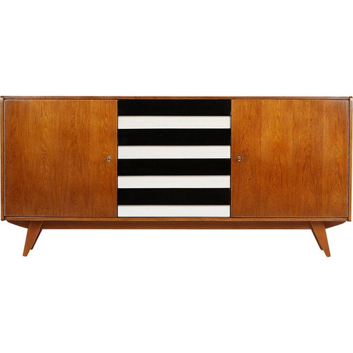 Sideboard Modell U-460 von Jiri Jiroutek für Interier Praha, Tschechoslowakei 1960er Jahre