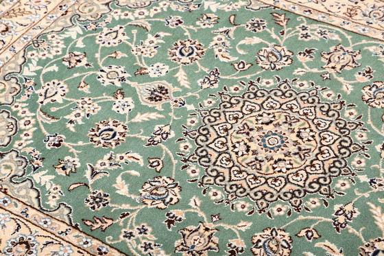 Image 1 of Elegante Perserteppich Handgeknüpft Nain 9 Lah- Size. 147 X 100 Cm –No.466214-01 