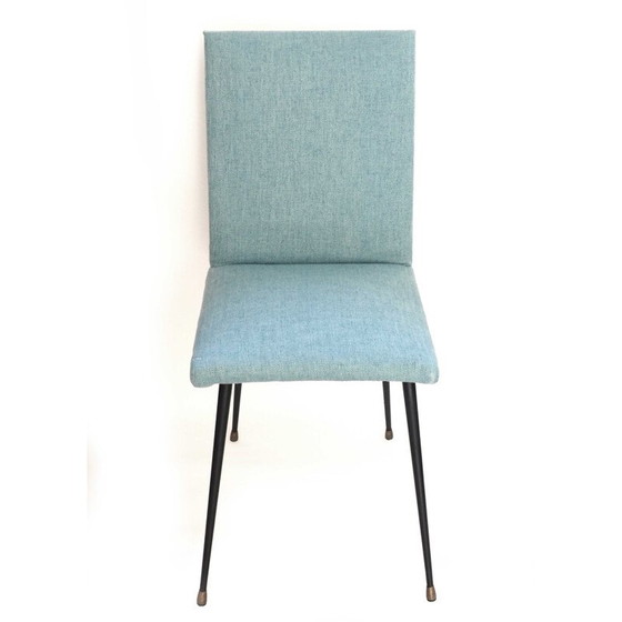 Image 1 of Vintage-Stuhl aus Holz mit Schaumstoffbezug, 1960