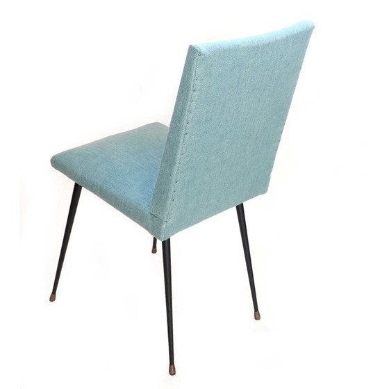 Image 1 of Vintage-Stuhl aus Holz mit Schaumstoffbezug, 1960