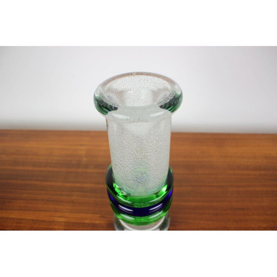 Image 1 of Vintage-Vase aus Kunstglas von Pavel Jezek für die Glashütte Skrdlovice, 1975er Jahre