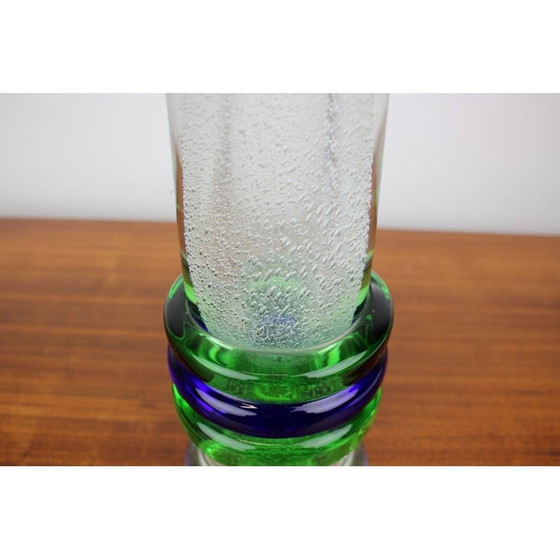 Image 1 of Vintage-Vase aus Kunstglas von Pavel Jezek für die Glashütte Skrdlovice, 1975er Jahre