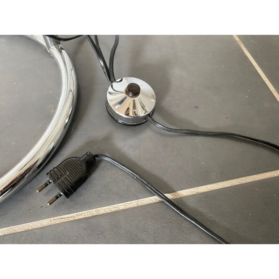 Image 1 of Lampadaire vintage chromé eye ball de Goffredo Reggiani, 1970