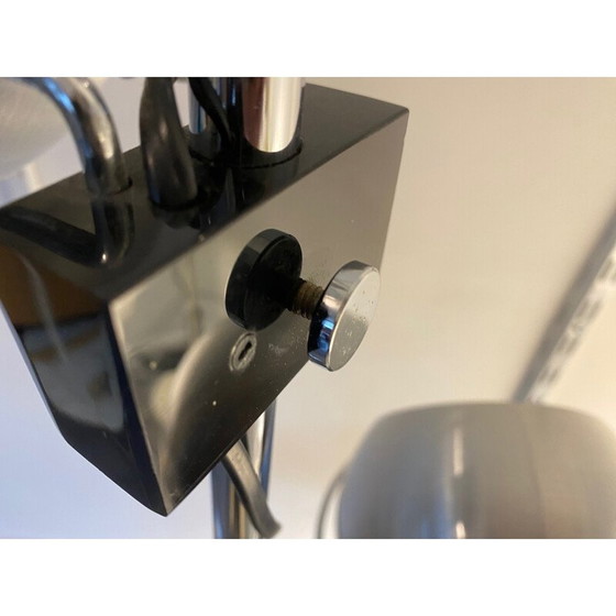 Image 1 of Lampadaire vintage chromé eye ball de Goffredo Reggiani, 1970