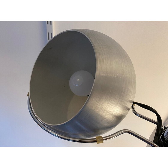 Image 1 of Lampadaire vintage chromé eye ball de Goffredo Reggiani, 1970