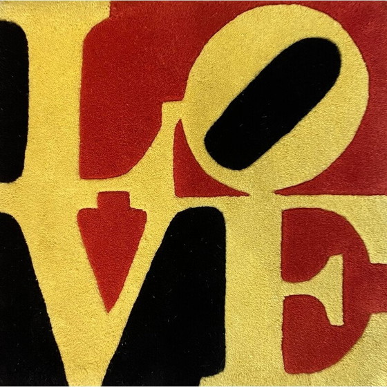 Image 1 of Liebesteppich aus alter Wolle von Robert Indiana, 2005