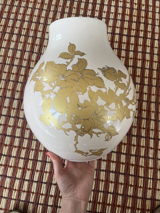 Image 1 of Ikea Hella Jongerius Rosa & Gold Vase 2005 PS Jonsberg Kollektion