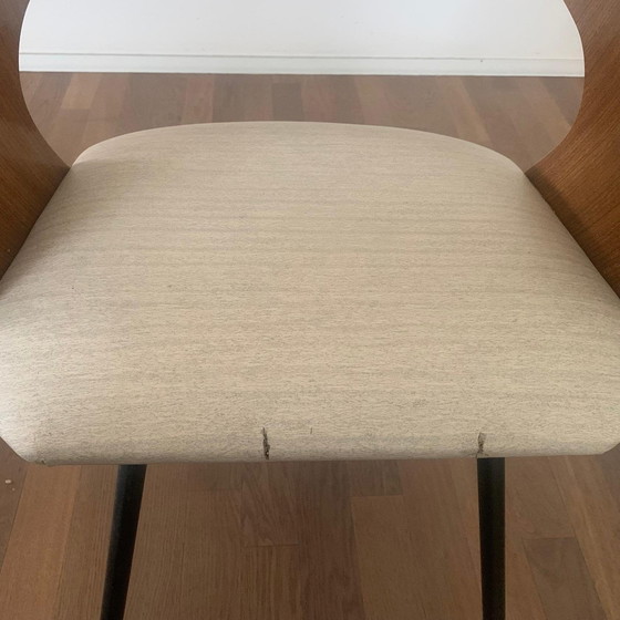 Image 1 of Esszimmerstühle von Carlo Ratti für Legni Curvati