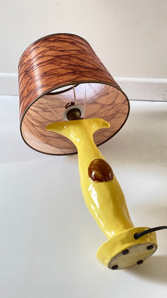 Image 1 of Handgefertigte Keramiklampe Signiert Vintage