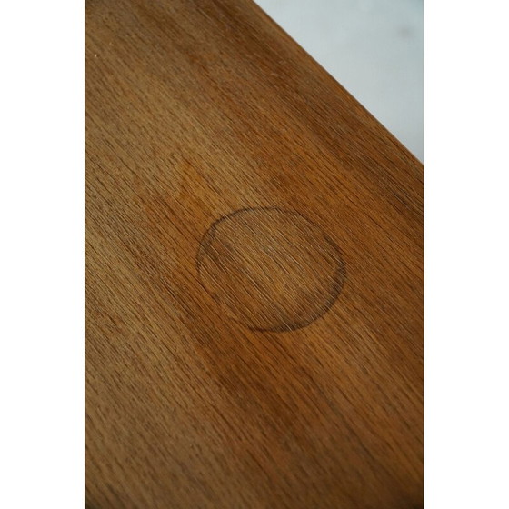 Image 1 of Brutalistisches Vintage-Sideboard aus massiver Eiche, Dänemark 1950