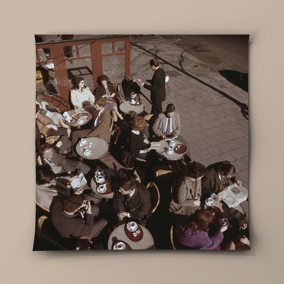 Image 1 of Fotograf Harry Pot | Kunstdruck | 1961 | Amsterdam | Rembrandt-Platz