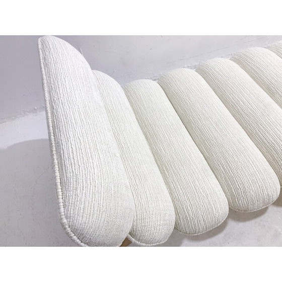 Image 1 of Vintage-Tagesbett aus Holz und Stoff, Italien