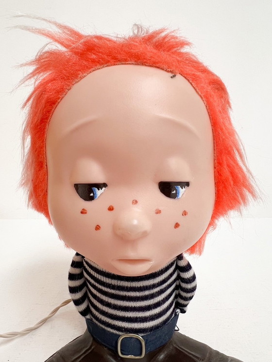 Image 1 of Seltener Satz von 'Funky Boy' Tischlampen von Linea Zero (2), 1960er Jahre