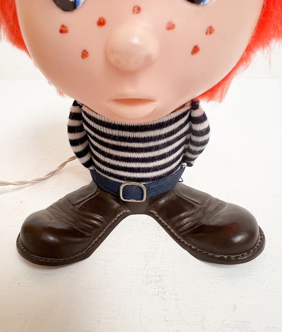 Image 1 of Seltener Satz von 'Funky Boy' Tischlampen von Linea Zero (2), 1960er Jahre