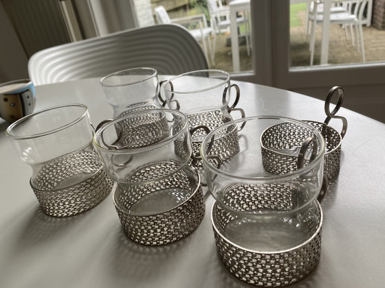 Image 1 of 6x Iitalla Tsaikka Teegläser