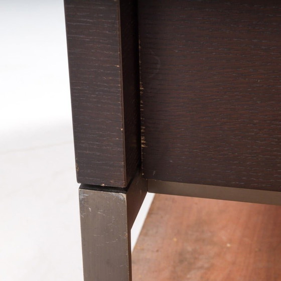 Image 1 of Vintage-Schrank aus dunkler Eiche und Rot von Maxalto für B&B Italia, 2003er Jahre