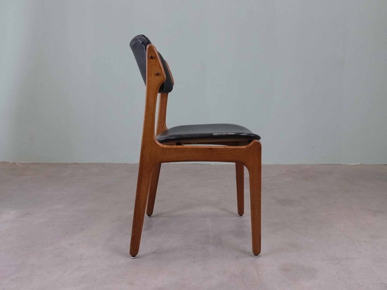 Image 1 of 4X-Set Vintage Erik Buch Od49 Danish Teak Design Chairs 