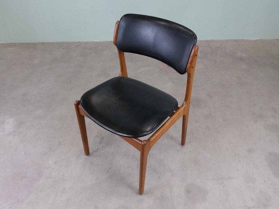 Image 1 of 4X-Set Vintage Erik Buch Od49 Danish Teak Design Chairs 