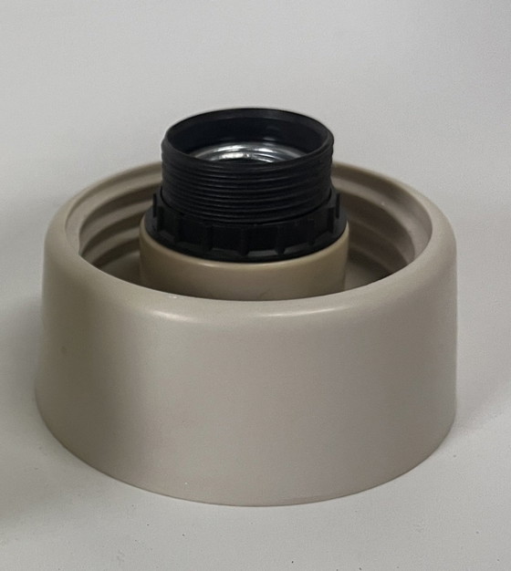 Image 1 of Vintage Helena Tynell Deckenleuchte 'Bubbles' Bernsteinglas