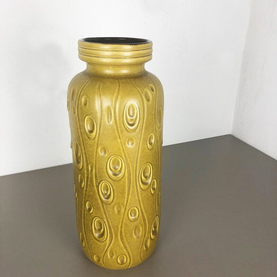 Image 1 of Große vintage Töpferei Fett Lava Vase Scheurich WGP 1970s